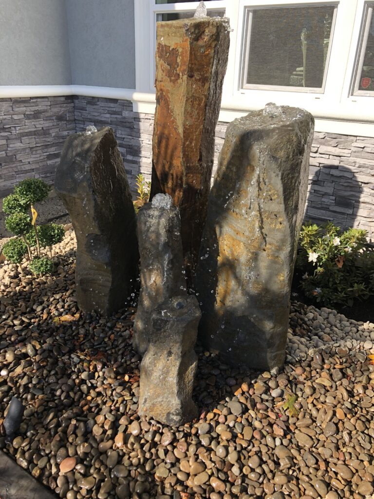decorative stone water feature salem oregon
