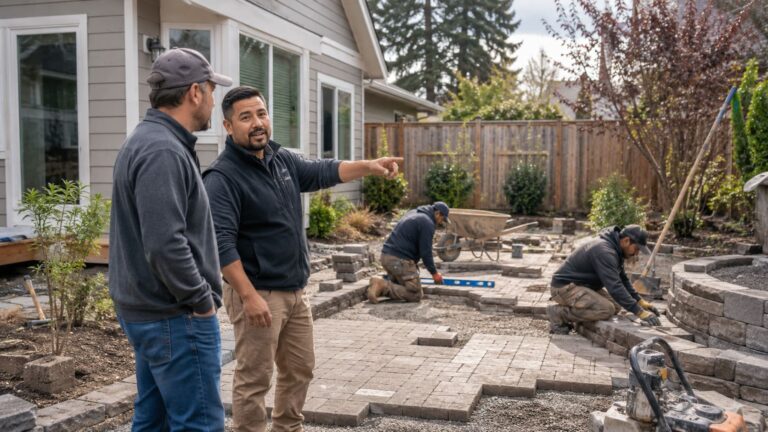 hardscape contractor patio installation salem or