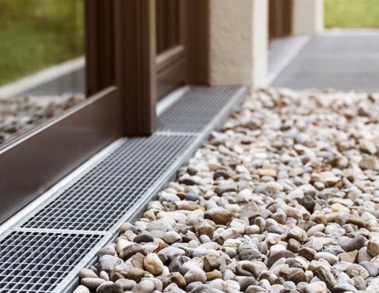 landscape rock drainage system salem